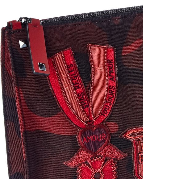 Valentino Canvas Document Case - Picture 3 of 4